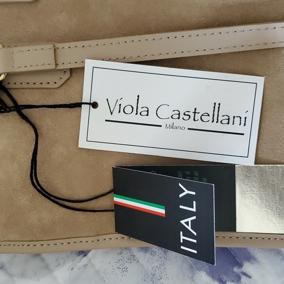 Viola Castmani tan suede bag - Picture 7 of 8